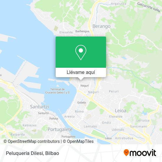Mapa Peluquería Dilesi