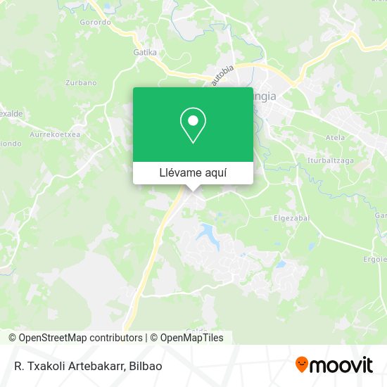 Mapa R. Txakoli Artebakarr
