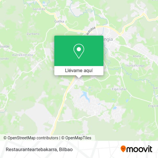 Mapa Restauranteartebakarra