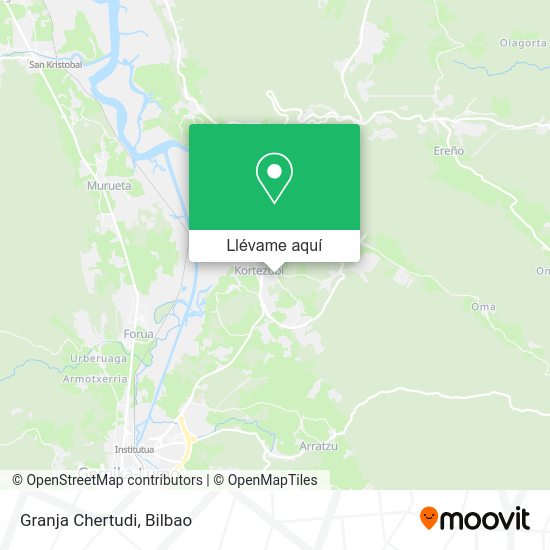 Mapa Granja Chertudi