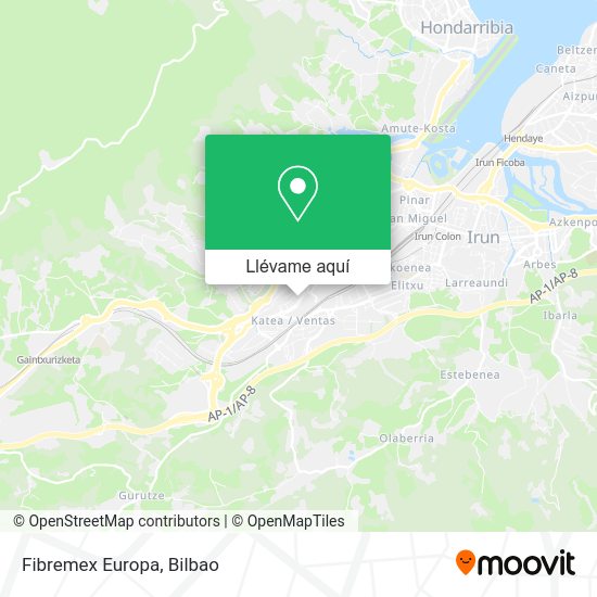 Mapa Fibremex Europa