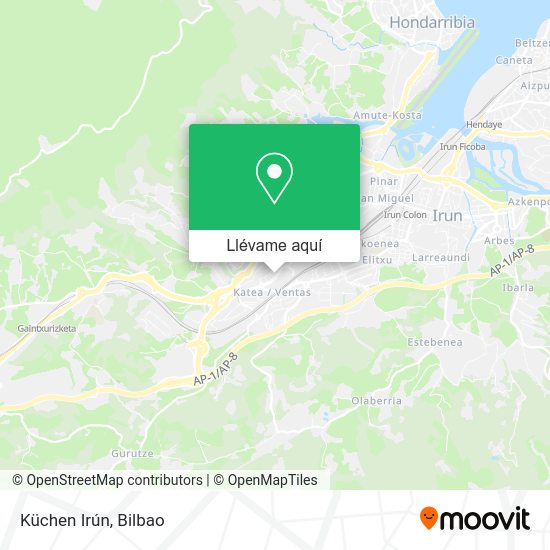 Mapa Küchen Irún