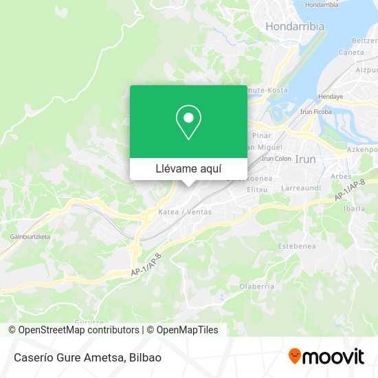 Mapa Caserío Gure Ametsa