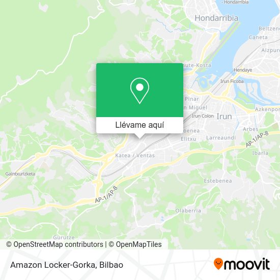 Mapa Amazon Locker-Gorka