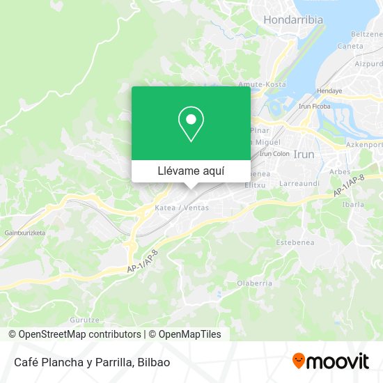 Mapa Café Plancha y Parrilla