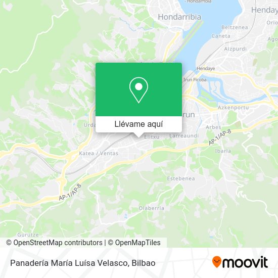 Mapa Panadería María Luísa Velasco