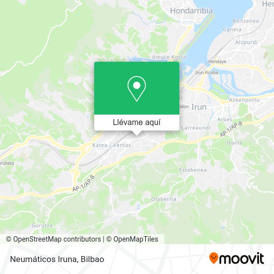 Mapa Neumáticos Iruna