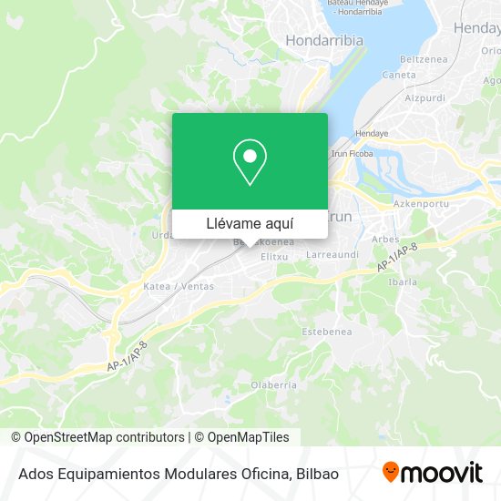 Mapa Ados Equipamientos Modulares Oficina