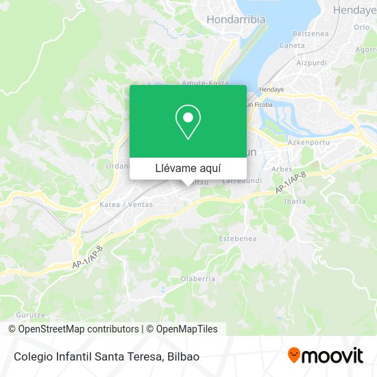 Mapa Colegio Infantil Santa Teresa