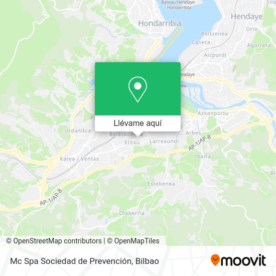 Mapa Mc Spa Sociedad de Prevención