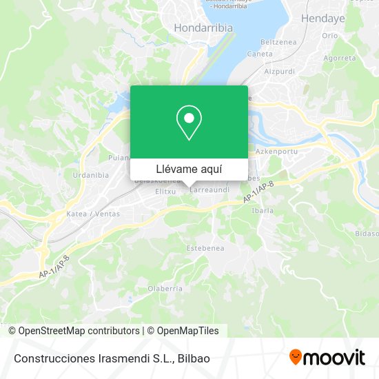 Mapa Construcciones Irasmendi S.L.