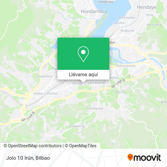 Mapa Jolo 10 Irún