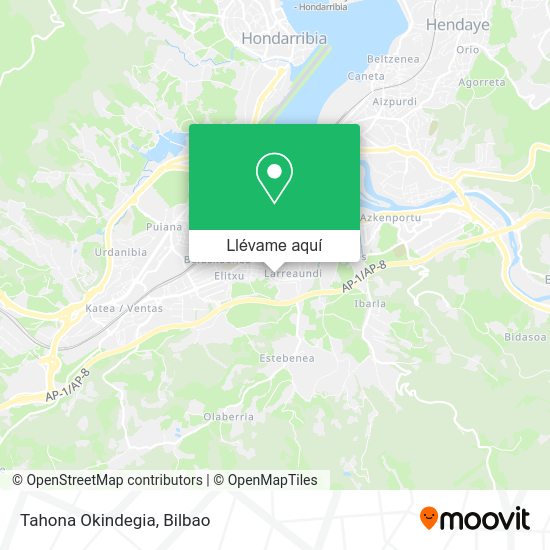 Mapa Tahona Okindegia