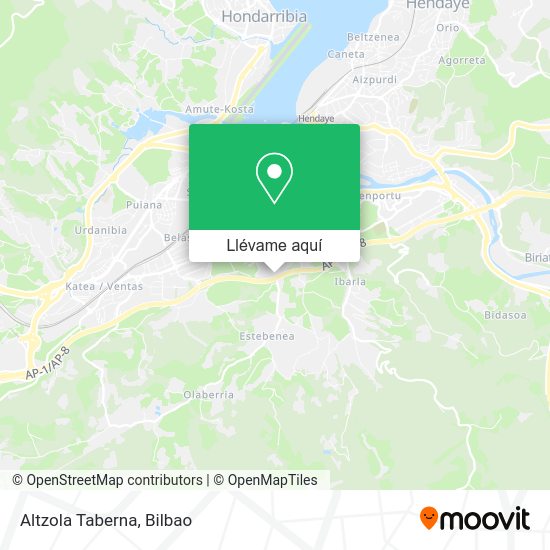 Mapa Altzola Taberna
