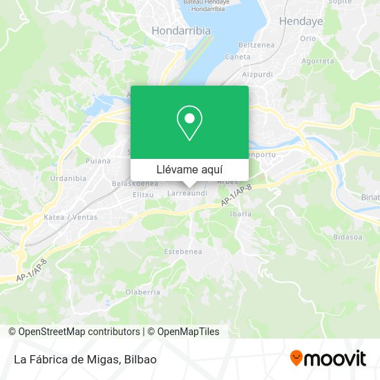 Mapa La Fábrica de Migas