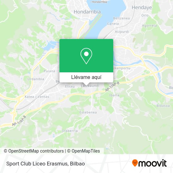 Mapa Sport Club Liceo Erasmus