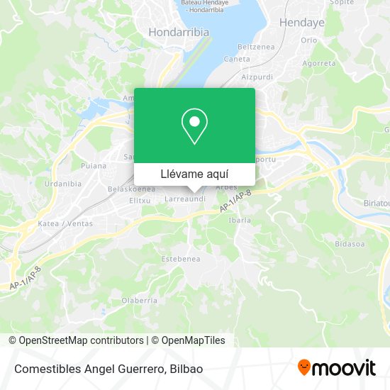 Mapa Comestibles Angel Guerrero