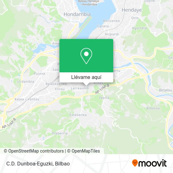 Mapa C.D. Dunboa-Eguzki