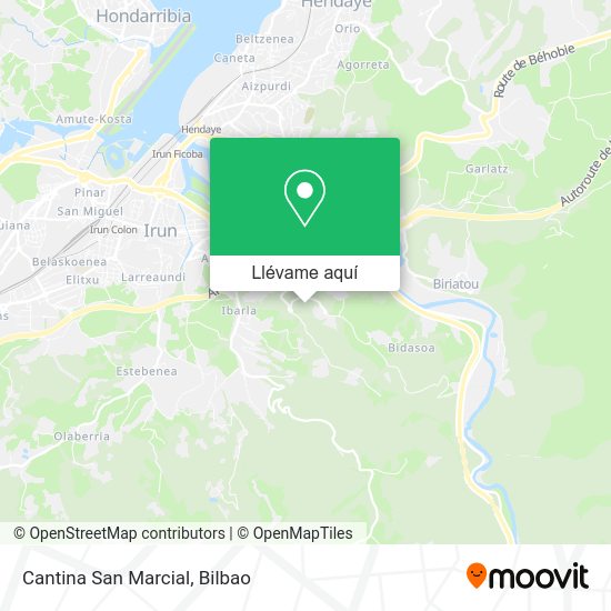 Mapa Cantina San Marcial