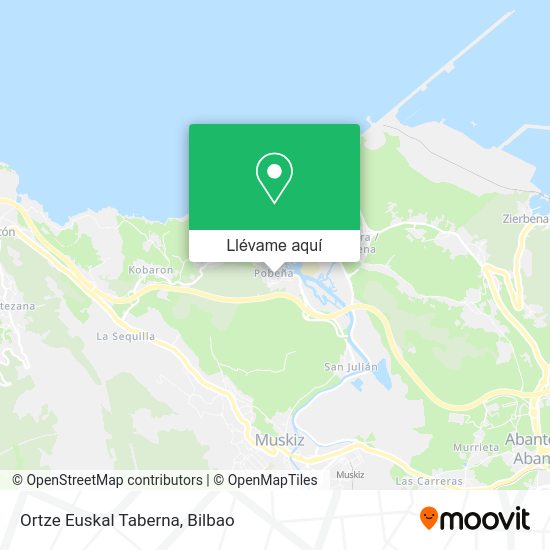 Mapa Ortze Euskal Taberna
