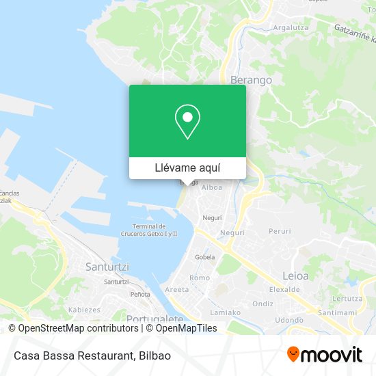 Mapa Casa Bassa Restaurant