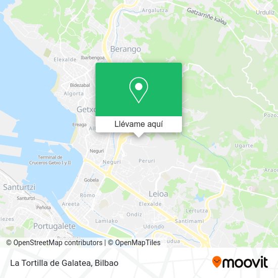 Mapa La Tortilla de Galatea