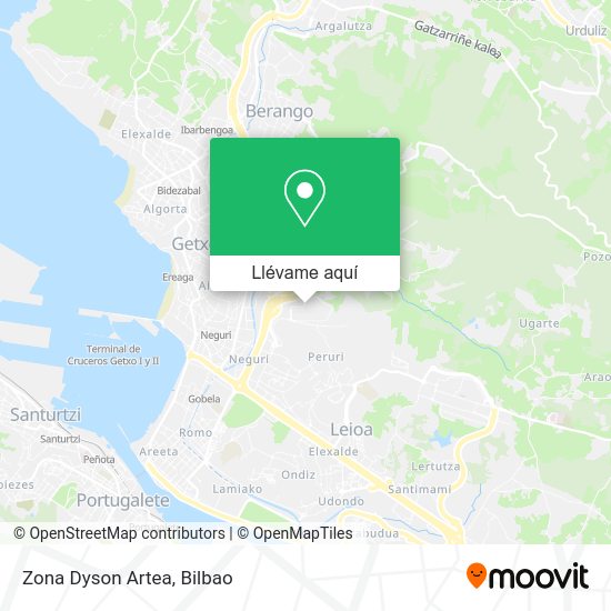 Mapa Zona Dyson Artea