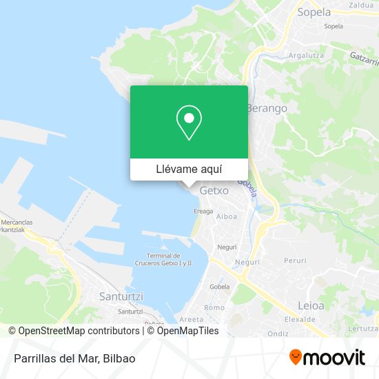 Mapa Parrillas del Mar