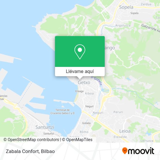 Mapa Zabala Confort