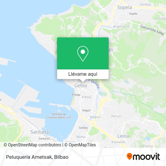 Mapa Peluquería Ametsak