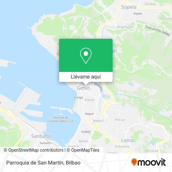 Mapa Parroquia de San Martín