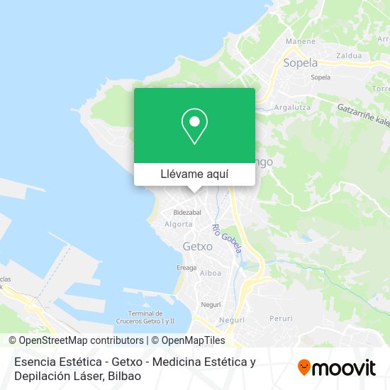 Mapa Esencia Estética - Getxo - Medicina Estética y Depilación Láser