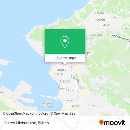 Mapa Getxo Hizkuntzak