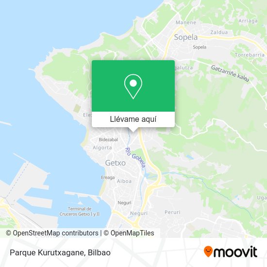 Mapa Parque Kurutxagane