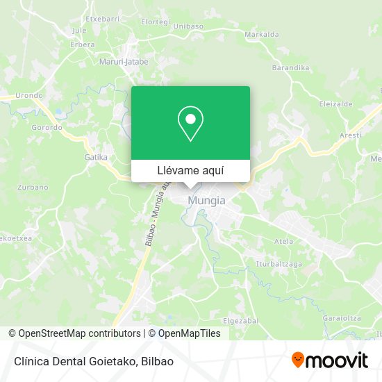 Mapa Clínica Dental Goietako