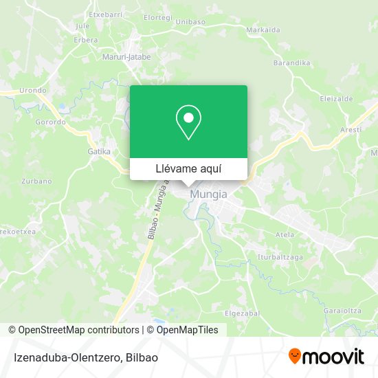 Mapa Izenaduba-Olentzero