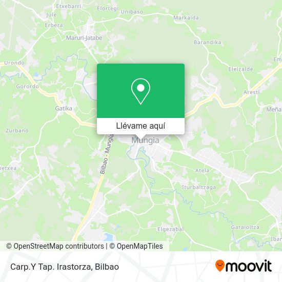 Mapa Carp.Y Tap. Irastorza