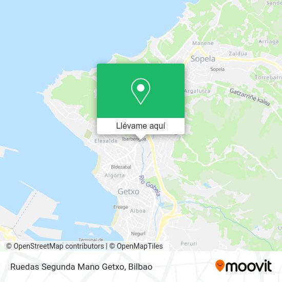 Mapa Ruedas Segunda Mano Getxo