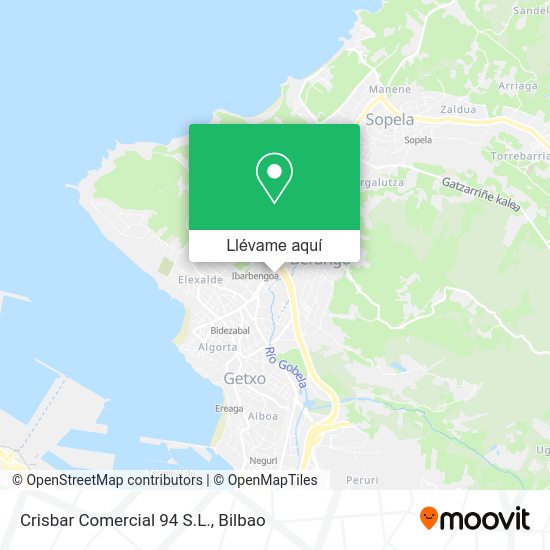 Mapa Crisbar Comercial 94 S.L.