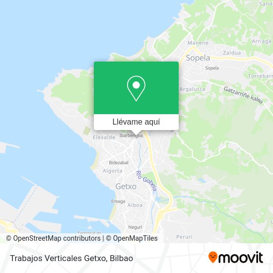 Mapa Trabajos Verticales Getxo
