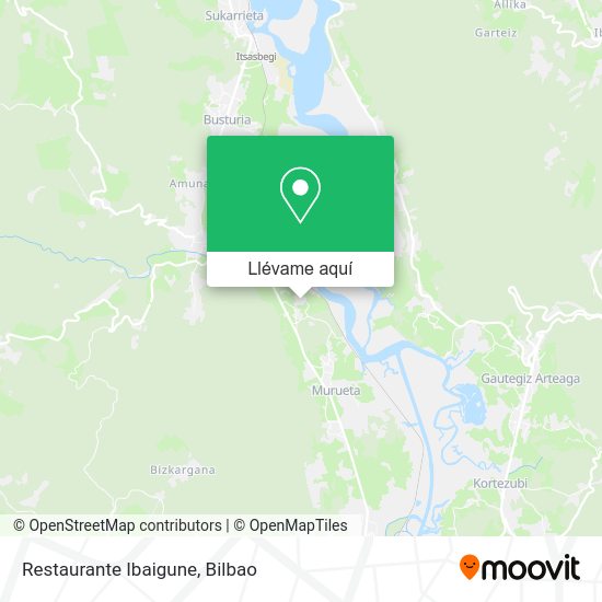 Mapa Restaurante Ibaigune
