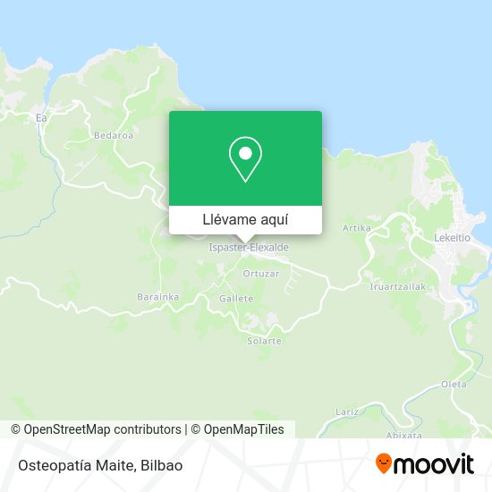 Mapa Osteopatía Maite