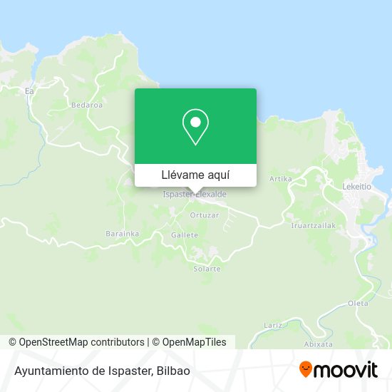 Mapa Ayuntamiento de Ispaster