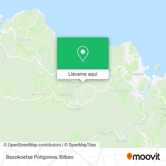 Mapa Basokoetxe Poligonoa
