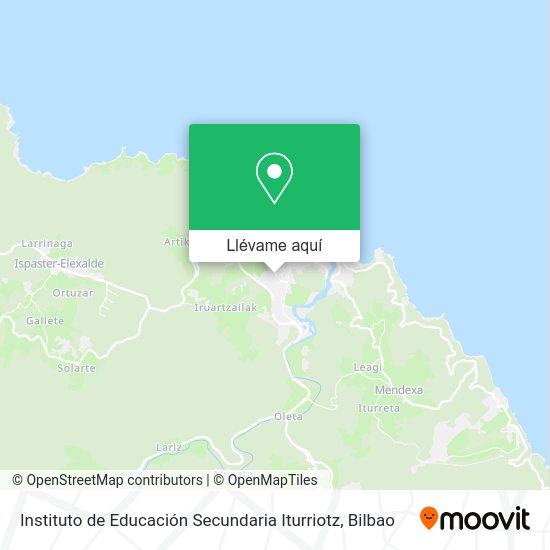 Mapa Instituto de Educación Secundaria Iturriotz