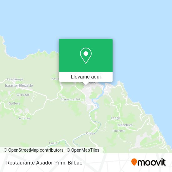 Mapa Restaurante Asador Prim