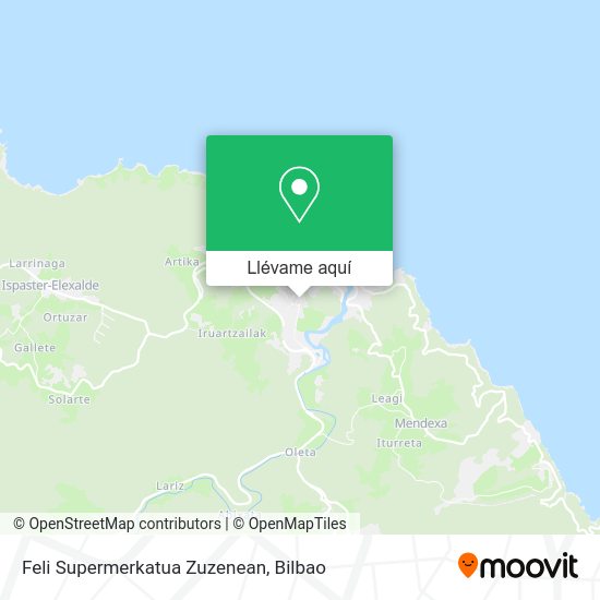 Mapa Feli Supermerkatua Zuzenean