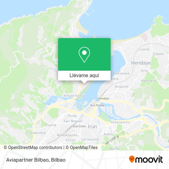 Mapa Aviapartner Bilbao