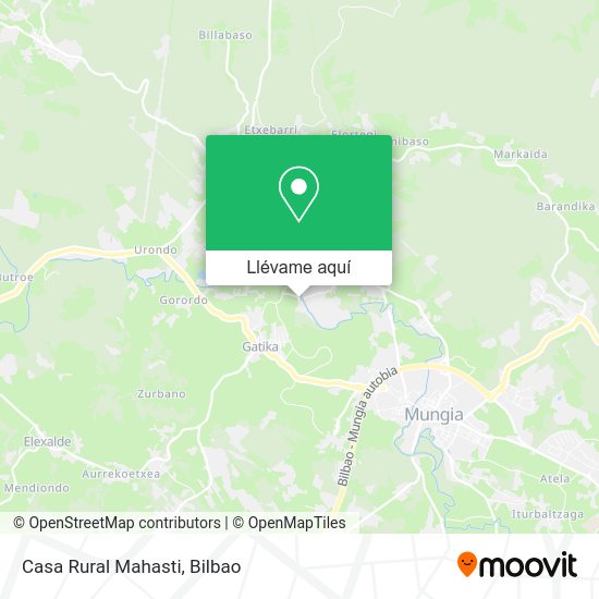 Mapa Casa Rural Mahasti