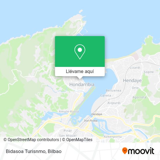 Mapa Bidasoa Turisnmo